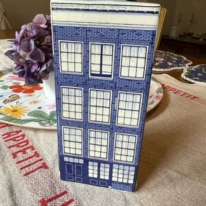 Anne Frank House Delft Blue Ceramic Decor